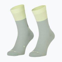 Skarpety SCOTT Block Stripe Crew. Szare skarpetki męskie Scott, bez wzorów, z elastanu. Za 62.99 zł.