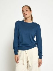 Peppercorn Sweter w kolorze niebieskim rozmiar: S. Niebieskie swetry klasyczne damskie Peppercorn, s, bez kołnierzyka. Za 164.95 zł.
