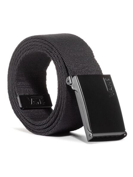 Vans Pasek Męski Deppster II Web VN0A31J1BLK1 Czarny. Czarne paski męskie Vans, bez wzorów, z materiału. Za 109.99 zł.