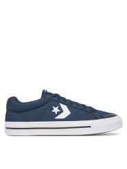 Converse Tenisówki Sport Casual A12528C Granatowy. Niebieskie trampki i tenisówki męskie Converse, bez wzorów, z materiału, bez zapięcia. Za 179.99 zł.