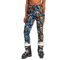 Spodnie narciarskie damskie Roxy Rowley 15K. Czarne spodnie dresowe damskie Roxy, na zimę, bez wzorów, z elastanu. Za 675.05 zł.