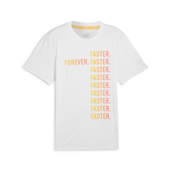 Puma Koszulka Run Favorites Forever Faster 52614602. Białe t-shirty sportowe męskie Puma, xl, z materiału, bez ramiączek, do biegania. Za 139.99 zł.