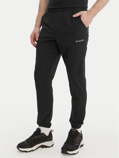 Columbia Spodnie dresowe Vital Valley™ 2161062 Czarny Regular Fit. Czarne spodnie dresowe męskie Columbia, bez wzorów, z dresówki. Za 239.99 zł.