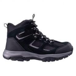 Buty trekkingowe męskie Hi-Tec Diroda Mid. Czarne buty trekkingowe męskie Hi-tec, z materiału, za kostkę, bez zapięcia, trekkingowe. Za 463.00 zł.