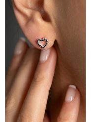 Lodie Silver Srebrne kolczyki-wkrętki z cyrkoniami rozmiar: onesize. Szare kolczyki damskie Lodie Silver, z cyrkonią, srebrne. Za 39.99 zł.