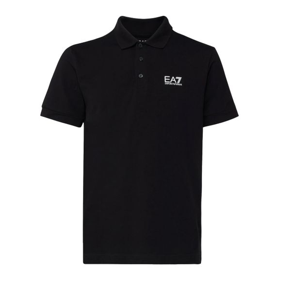 Koszulka męska polo t shirt sportowy Emporio Armani. Czarne koszulki polo męskie Emporio Armani, l, bez wzorów, z bawełny, bez ramiączek. Za 219.00 zł.