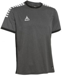 Koszulka Piłkarska męska Select MONACO szara. Szare t-shirty sportowe męskie Select, m, z poliesteru, bez ramiączek, do piłki nożnej. Za 189.65 zł.