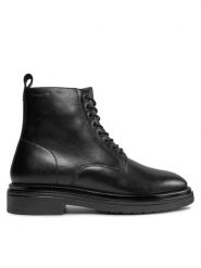 Gant Kozaki Boggar Mid Boot 27641330 Czarny. Czarne buty zimowe męskie Gant, ze skóry, bez zapięcia. Za 839.99 zł.