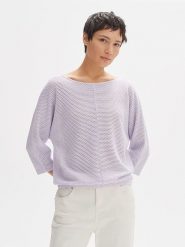 OPUS Bluzka w kolorze fioletowym rozmiar: 36. Różowe bluzki damskie Opus, bez wzorów, bez kołnierzyka, bez ramiączek. Za 121.99 zł.