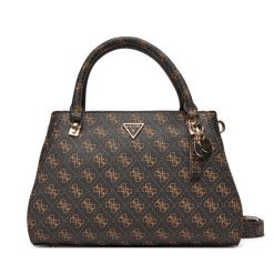 Torebka Guess. Brązowe torebki klasyczne damskie Guess, z aplikacjami, bez dodatków. Za 489.99 zł.