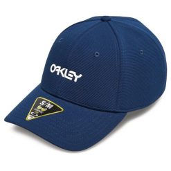 Oakley Czapka 6 Panel Stretch Metallic 912209-6Le. Niebieskie czapki męskie Oakley, bez wzorów. Za 102.99 zł.