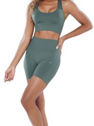 Athleas Szorty sportowe "Mya" w kolorze khaki rozmiar: M/L. Brązowe spodenki sportowe damskie Athleas, l, z materiału, outdoorowe. Za 86.99 zł.