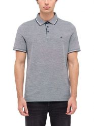 Mustang Koszulka polo w kolorze szarym rozmiar: 3XL. Szare koszulki polo męskie Mustang, xl, bez wzorów, z bawełny, bez ramiączek. Za 114.17 zł.