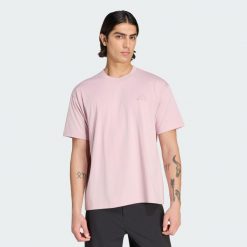 KOSZULKA TERREX WANDERER GRAPHIC. Fioletowe t-shirty damskie Adidas, l, bez wzorów, z bawełny, bez kołnierzyka. Za 179.00 zł.