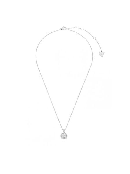 Guess Naszyjnik JUBN06 393JW Srebrny. Szare naszyjniki damskie Guess, srebrne. Za 299.99 zł.