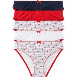 Figi bonprix ciemnoniebiesko-czerwony z nadrukiem. Niebieskie figi damskie bonprix, bez wzorów. Za 37.45 zł.