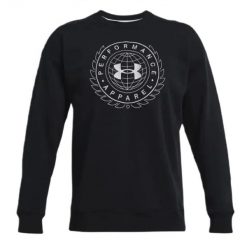 Bluza Męska Under Armour. Czarne bluzy bez kaptura męskie Under Armour, m. Za 338.99 zł.