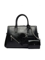 MICHAEL Michael Kors Torebka Laila 30S6S9IS2L Czarny. Czarne torebki klasyczne damskie MICHAEL Michael Kors, bez wzorów, ze skóry, bez dodatków. Za 1,729.00 zł.