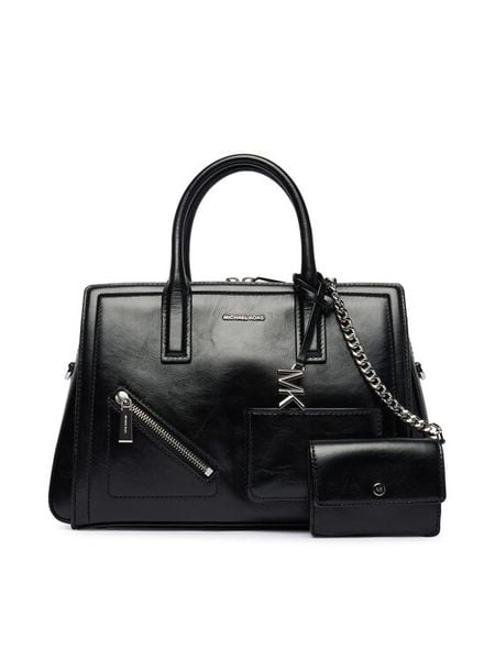 MICHAEL Michael Kors Torebka Laila 30S6S9IS2L Czarny. Czarne torebki klasyczne damskie MICHAEL Michael Kors, bez wzorów, ze skóry, bez dodatków. Za 1,729.00 zł.