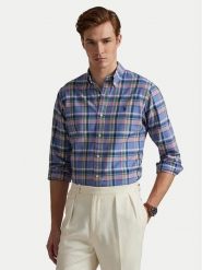 Polo Ralph Lauren Koszula 710922273005 Niebieski Custom Fit. Niebieskie koszule męskie Polo Ralph Lauren, m, bez wzorów, z bawełny, bez kołnierzyka, bez ramiączek. Za 769.99 zł.