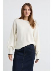 Josephine & Co Sweter "Arno" w kolorze kremowym rozmiar: L. Białe swetry klasyczne damskie Josephine & Co, l, bez kołnierzyka. Za 201.08 zł.