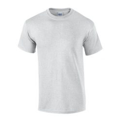 Bawełniana Koszulka Unisex Dla Dorosłych Ultra Ash. Fioletowe bluzki damskie Gildan, xl, bez wzorów, z bawełny, sportowe, bez kołnierzyka, bez ramiączek. Za 46.99 zł.