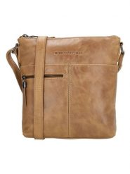 HIDE & STITCHES Skórzana torebka "Porto" w kolorze jasnobrązowym - 23 x 23 x 4 cm rozmiar: onesize. Brązowe torebki klasyczne damskie HIDE & STITCHES, bez wzorów, z materiału, bez dodatków. Za 208.99 zł.