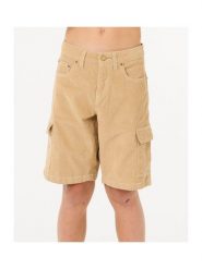 Szorty Rip Curl Classic Surf Cord Cargo -Boy Khaki. Zielone szorty męskie Rip Curl, z bawełny, bez kołnierzyka. Za 110.00 zł.