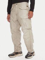G-Star Raw Spodnie materiałowe MA1 Cargo D26945-D388 Beżowy Regular Fit. Brązowe spodnie materiałowe męskie G-Star Raw, bez wzorów, z bawełny, retro. Za 629.99 zł.