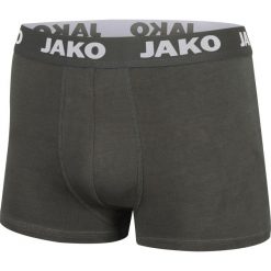 Bokserki Jako Basic -2-pack. Szare bokserki męskie Jako, bez wzorów, z bawełny. Za 93.72 zł.