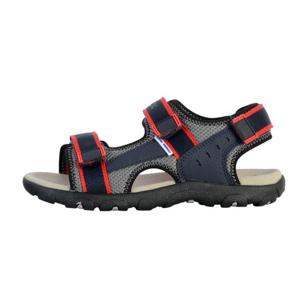 Sandały GEOX JR SANDAL STRADA A Czerwony. Niebieskie sandały damskie Geox, ze skóry, bez zapięcia. Za 151.99 zł.