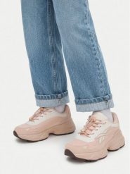 Reebok Sneakersy CEO-124 Różowy jasny. Czerwone buty sportowe dziewczęce Reebok, bez wzorów, z materiału, bez zapięcia. Za 149.99 zł.