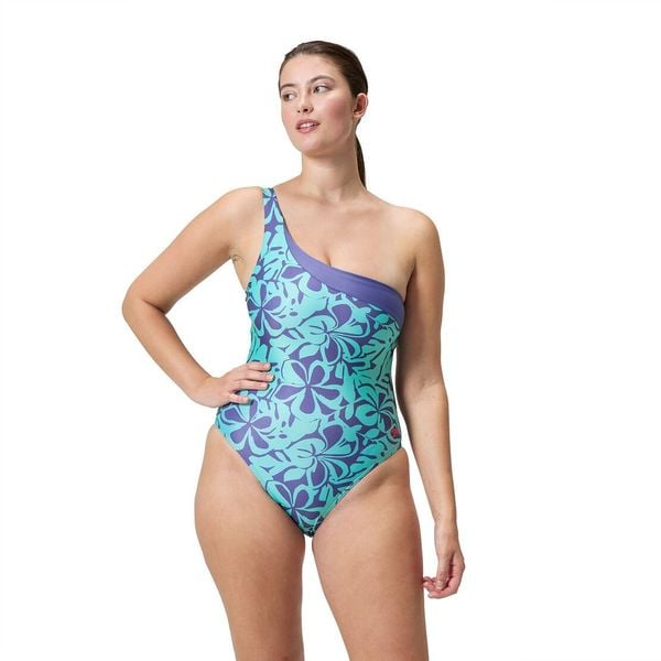 Strój kąpielowy jednoczęściowy damski na basen Speedo Asymmetric. Niebieskie stroje jednoczęściowe damskie Speedo, m, bez wzorów. Za 209.99 zł.