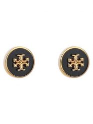 Tory Burch Kolczyki Kira 90547 Czarny. Czarne kolczyki damskie Tory Burch, metalowe. Za 539.99 zł.