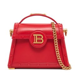 Torebka Balmain. Czerwone torebki klasyczne damskie Balmain, bez wzorów, bez dodatków. Za 9,439.00 zł.