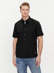 Hugo Koszula Ebor 50475668 Czarny Relaxed Fit. Czarne koszule męskie Hugo, m, bez wzorów, z bawełny, bez kołnierzyka, bez ramiączek. Za 179.99 zł.