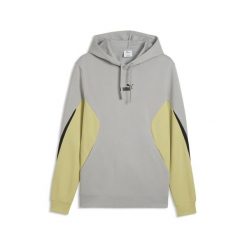 Męska bluza z kapturem Essentials z blokami kolorów PUMA. Szare bluzy z kapturem męskie Puma, na jesień, m, z materiału. Za 279.00 zł.