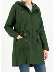 Blutsgeschwister Parka "Eco Friese" w kolorze ciemnozielonym rozmiar: M. Zielone parki damskie Blutsgeschwister, m, bez wzorów, z bawełny. Za 215.21 zł.