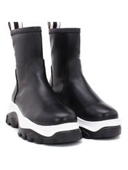 Goby Sztyblety w kolorze czarnym rozmiar: 38. Czarne botki damskie Goby, sportowe, bez obcasa, bez zapięcia. Za 274.75 zł.