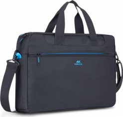 Torba Rivacase 8057 czarny. Czarne torby na laptopa damskie RivaCase, bez wzorów, z tkaniny. Za 106.00 zł.