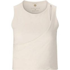Damski tank top Athlecia Aisari. Szare topy damskie Athlecia, bez wzorów, bez ramiączek. Za 127.50 zł.