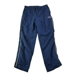 Second life - Fila spodnie dresowe męskie vintage Y2K - Stan bardzo dobry. Niebieskie spodnie sportowe męskie Fila, z dresówki. Za 106.46 zł.
