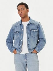Levi's® Kurtka jeansowa Western 003O0-0000 Niebieski Relaxed Fit. Niebieskie kurtki męskie l, bez wzorów, z bawełny, bez kaptura. Za 389.99 zł.