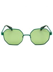 Polaroid Męskie okulary przeciwsłoneczne w kolorze zielonym rozmiar: 53. Zielone okulary przeciwsłoneczne męskie Polaroid, z tworzywa sztucznego. Za 105.38 zł.