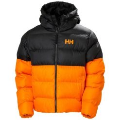 Kurtka z kapturem Helly Hansen Active. Brązowe kurtki męskie Helly Hansen, m, bez wzorów, z puchu, z kapturem. Za 789.90 zł.