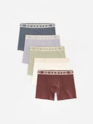 5 pack bokserek Long - jasnozielony. Zielone bokserki męskie Reserved, bez wzorów. Za 109.99 zł.