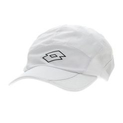 Czapka tenisowa z daszkiem Lotto Tennis I Cap. Białe czapki z daszkiem damskie Lotto, bez wzorów. Za 119.00 zł.