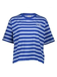 Scotch & Soda Koszulka w kolorze błekitno-niebieskim rozmiar: M. Niebieskie t-shirty damskie Scotch & Soda, m, bez wzorów, z bawełny, bez kołnierzyka. Za 79.77 zł.