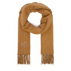 Szalik LAUREN RALPH LAUREN. Brązowe szaliki i kominy damskie Lauren Ralph Lauren, bez wzorów. Za 519.99 zł.