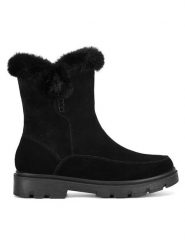 Go Soft Botki WFA2828-1Z Czarny. Czarne botki damskie GO SOFT, ze skóry, bez obcasa, na płaskiej podeszwie, bez zapięcia. Za 279.99 zł.
